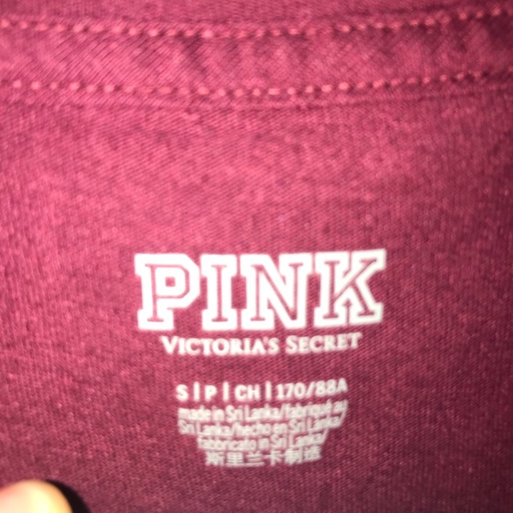 PINK long sleeve crop top - Picture 2 of 2